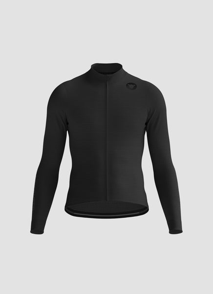 Men's GridFleece Thermal Jersey Black | Black Sheep