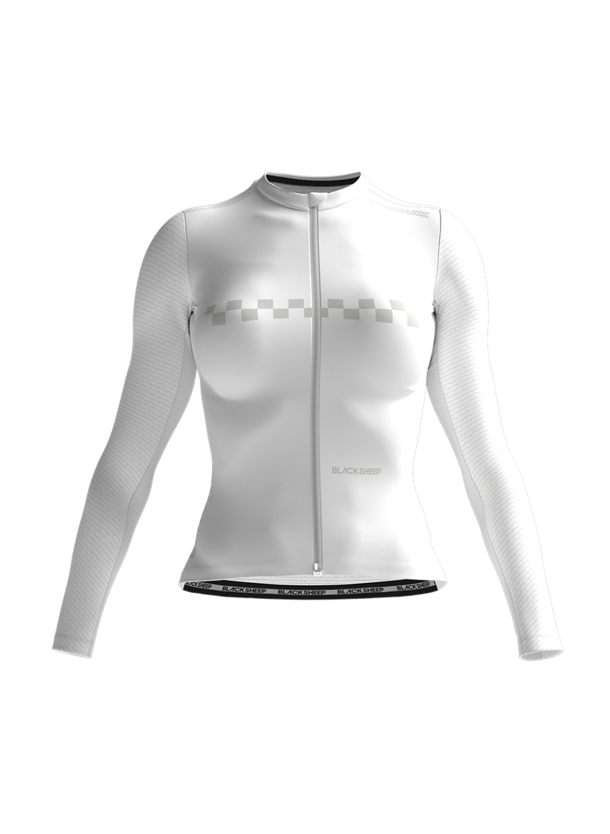 Women's AeroWeave LS Jersey - Performance White