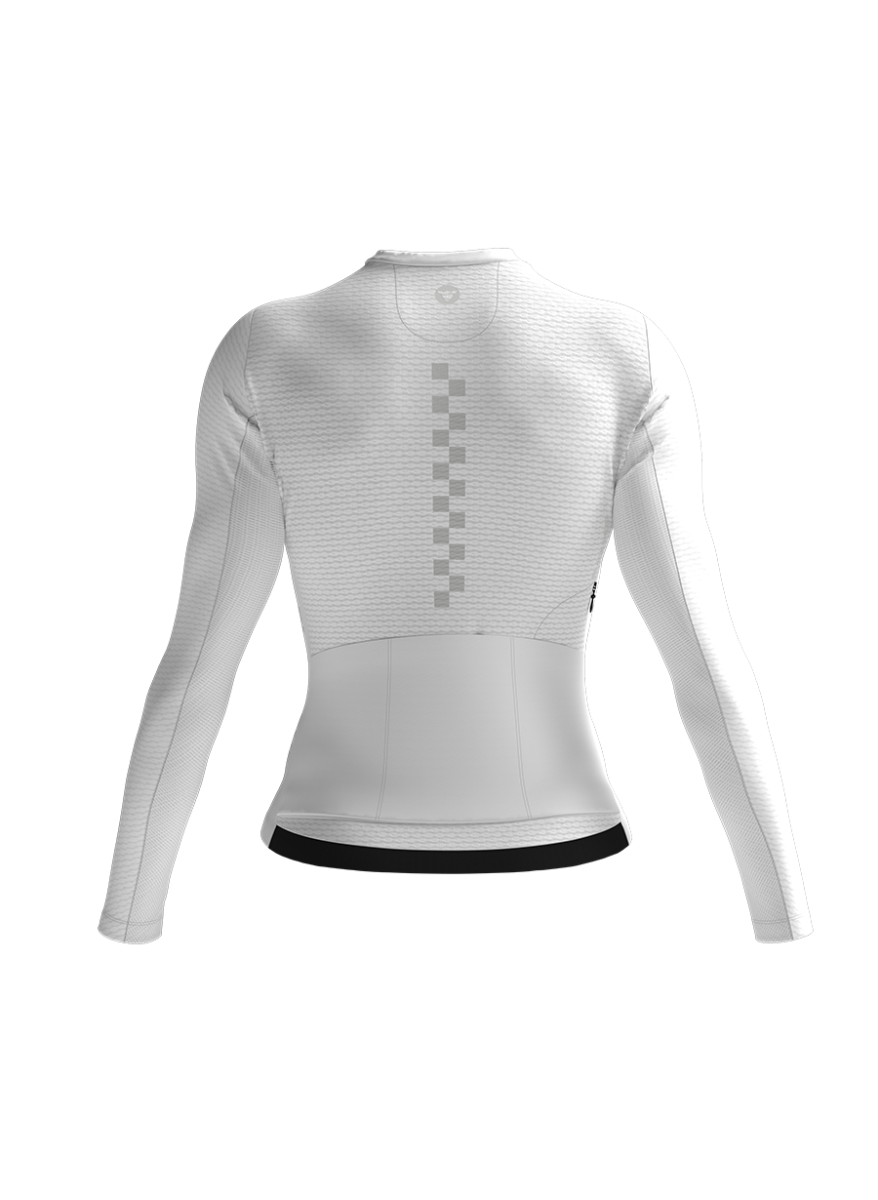 Women's AeroWeave LS Jersey - Performance White - Image 4
