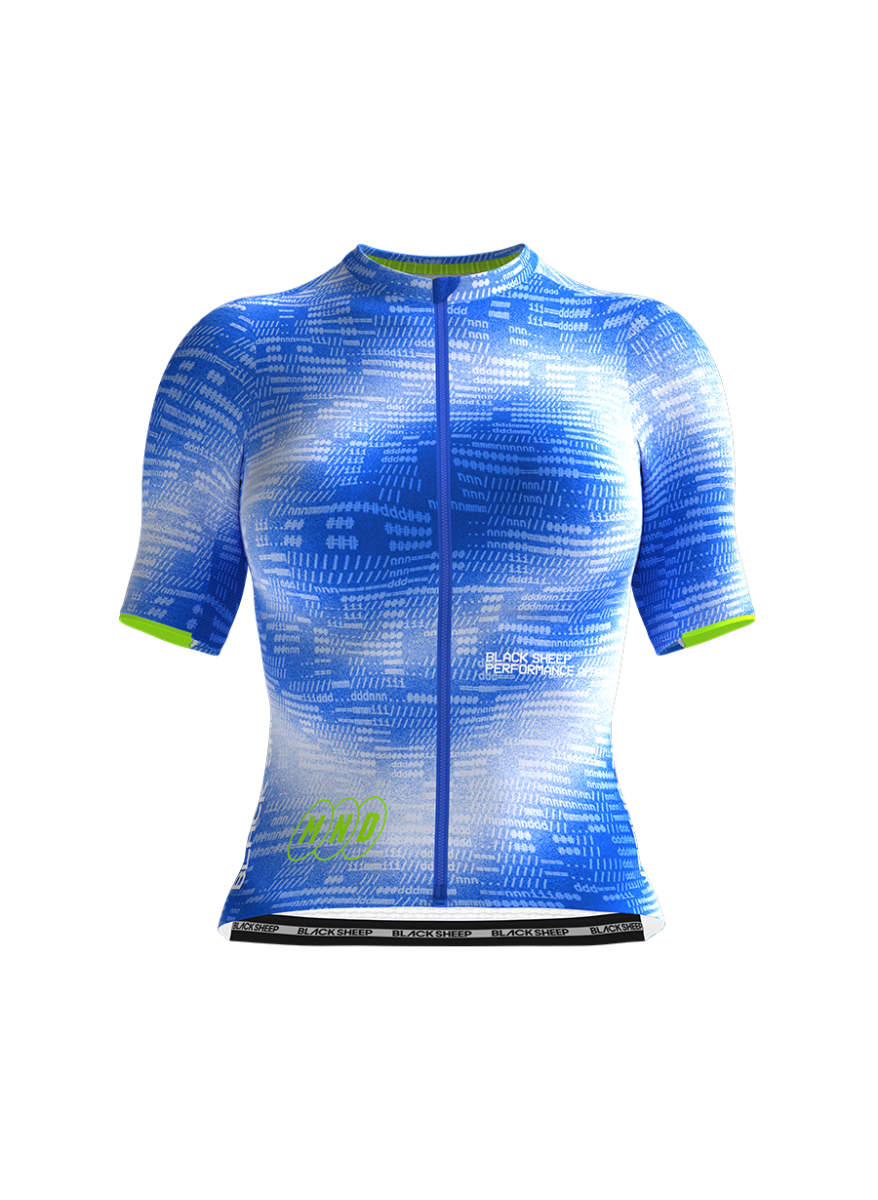 Women's AeroWeave SS Jersey - Blue Asciid