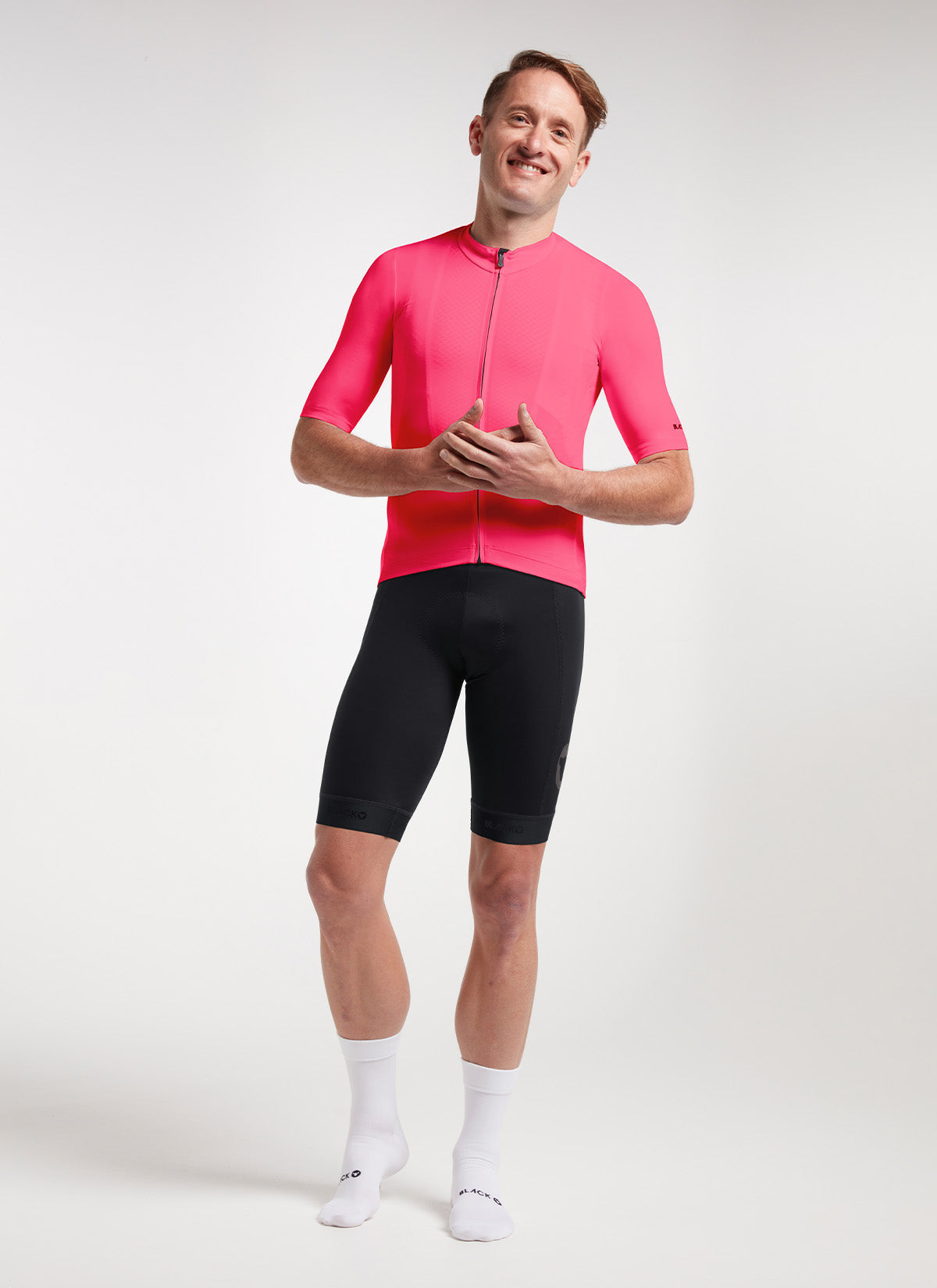 Men's Essentials TEAM Jersey - Neon Pink 2