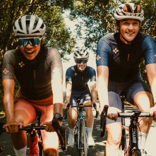 Women riding together